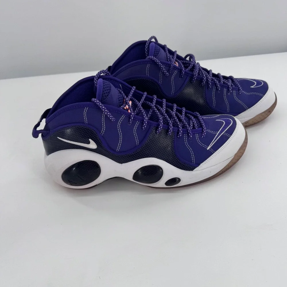 Nike Air Zoom Flight‎ 95 Jason Kidd Phoenix Suns Mens Size 11 Purple 574724-500